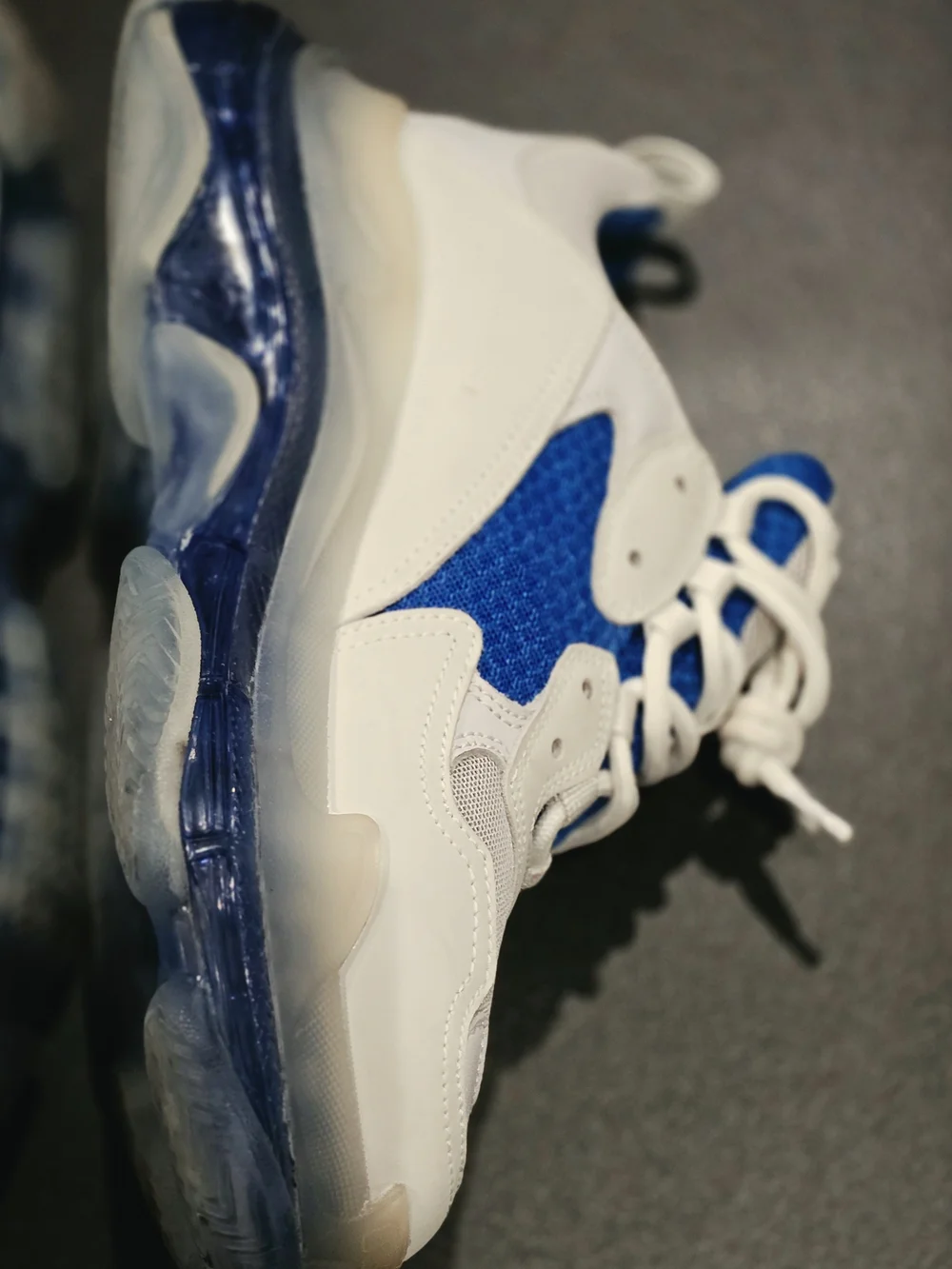 Balenciaga Triple S. White & Blue Chunky Sole Men’s Sneakers